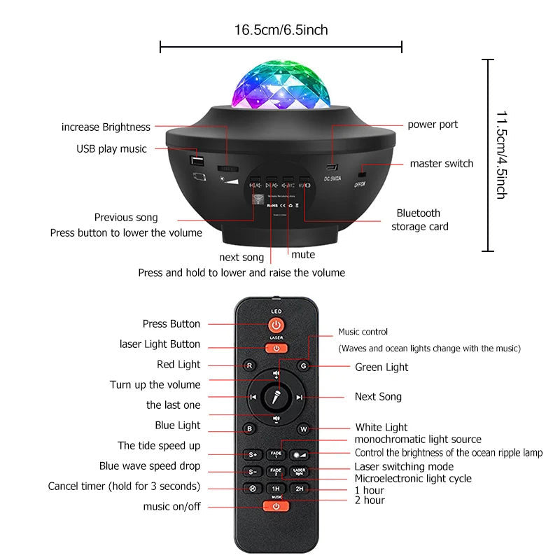 NebuLED™ Galaxy Projector