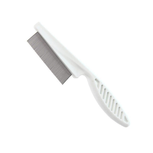 Stainless Steel Pet Flea Removal Comb for Dogs and Cats - Grooming Tool for Short and Long Hair Fur