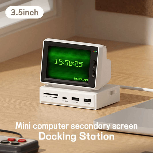 Mini Monitor Secondary Screen USB-C Docking Station