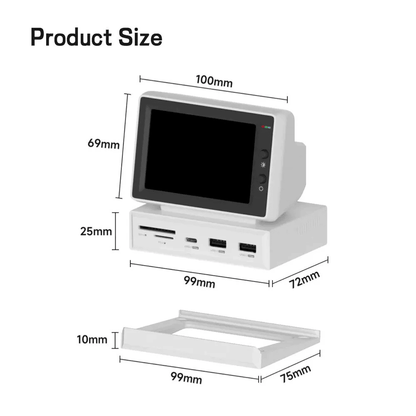 Mini Monitor Secondary Screen USB-C Docking Station