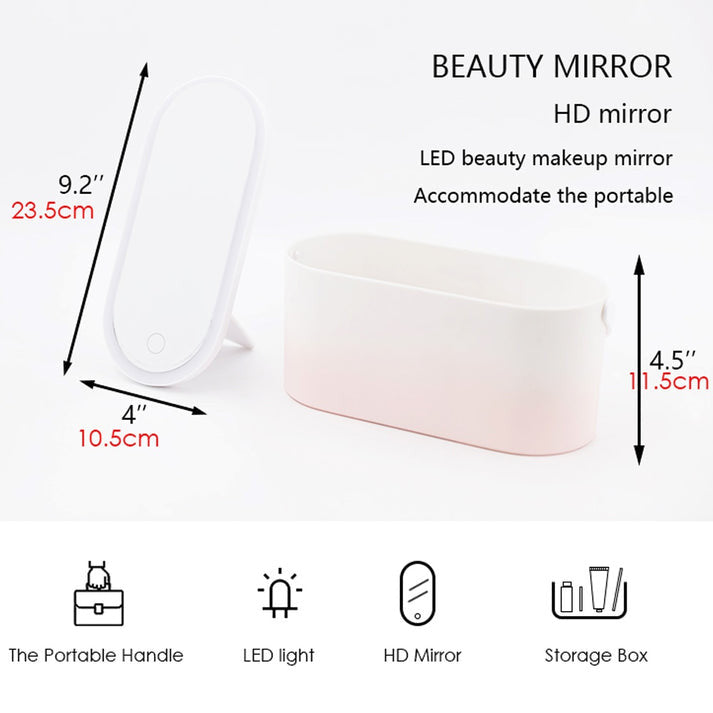 LED Portable Makeup Organizer