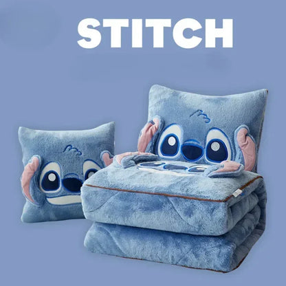 Stitch Throw Pillow Blanket